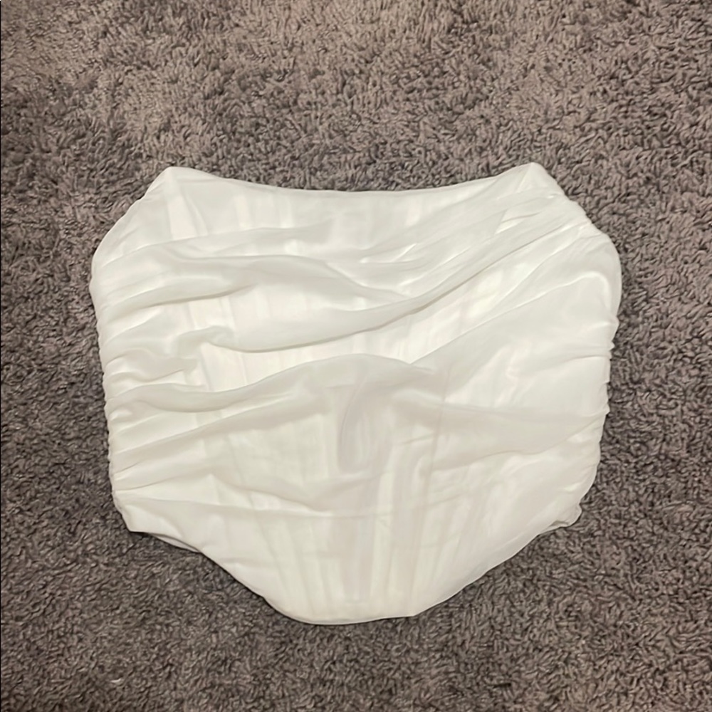 Size Small White Corset Crop Top